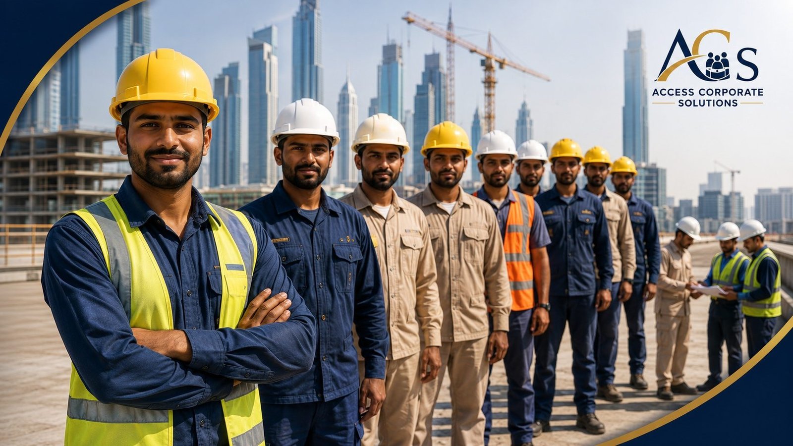 Vetted workforce supplied for construction and facility management projects