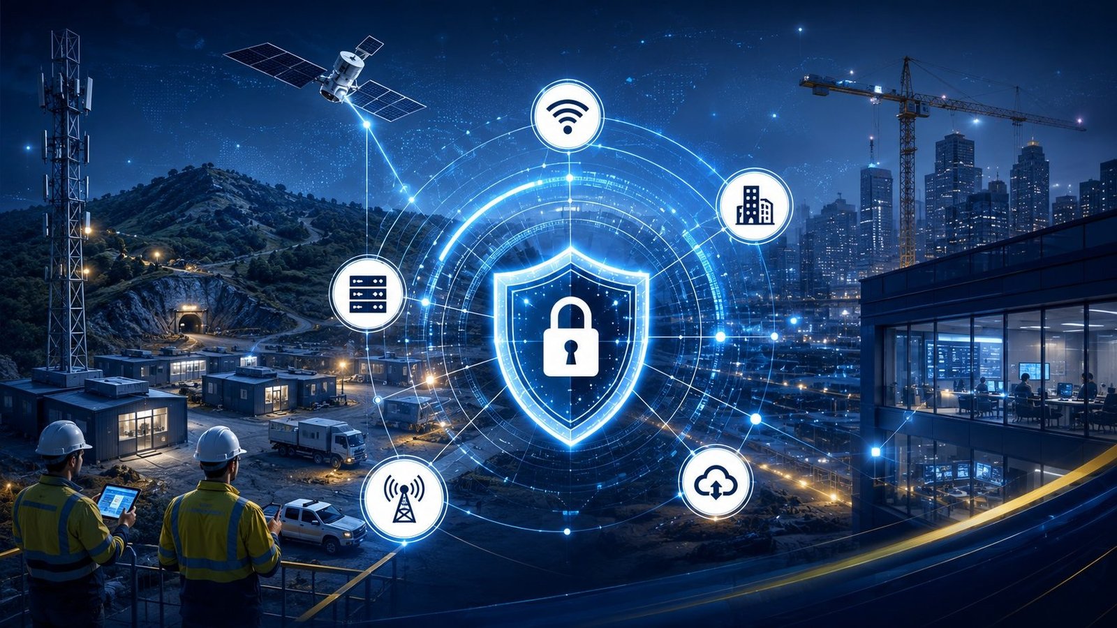 ICT infrastructure and cybersecurity for distributed operations